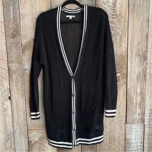 AEO Cable Knit Boyfriend Fit Long Duster Cardigan